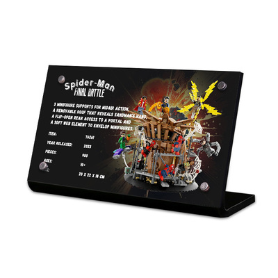 LYB适用蜘蛛侠大决战展示铭牌