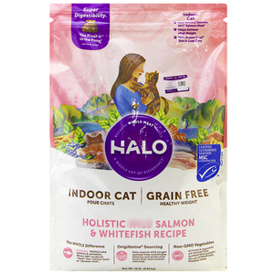 仁可宠物 美国halo自然光环猫粮10磅软便克星天然低敏英美短布偶