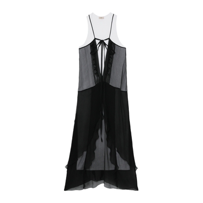 ITN21无袖连衣裙时髦度假风