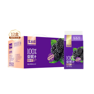 nfc宝桑园100%桑葚汁农科原榨纯桑果汁无添加糖桑椹饮料礼盒装