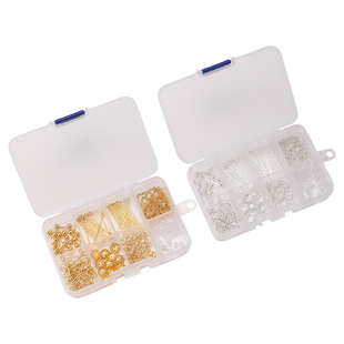 镀18k金高端耳环diy材料盒耳钉配件手工自制饰品耳坠耳钩耳勾耳饰