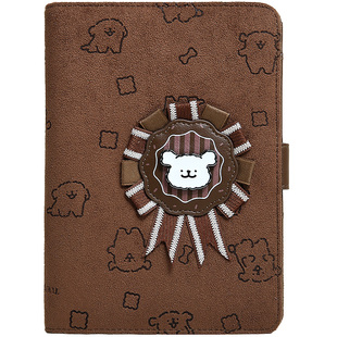 TOUTOU线条小狗护照夹钱包一体收纳卡包可爱零钱包女儿童生日礼物