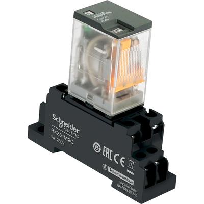 施耐德继电器RXM2LB2BD直流DC24V