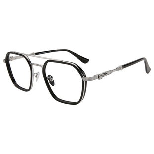 木川157MM双梁眼镜男款超轻纯钛大脸大头围可配度数网上专业配镜