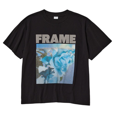 MOUSSY秋季新品休闲风Oversize花卉字母印花T恤010IA490-5491