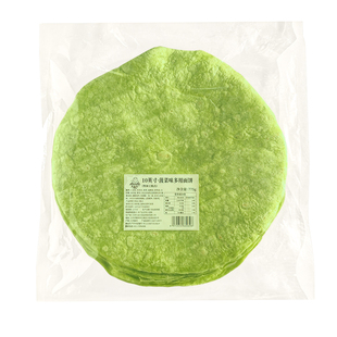 协聚10英寸面饼 墨西哥面饼皮 嫩牛五方饼皮 菠菜鸡肉卷皮144片装