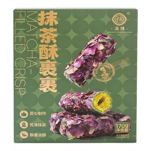 贵州铜仁抹茶特产淡抹 抹茶酥裹裹独立包装170g酥香酥脆伴手礼