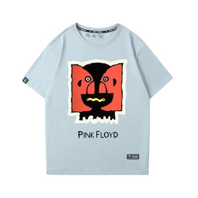 pink floyd平克弗洛伊德乐队短袖t恤男月之暗面宽松rock摇滚衣服