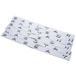 创意大众底下带字母新迈腾速腾途观CC凌渡L朗逸宝来改装尾标车贴