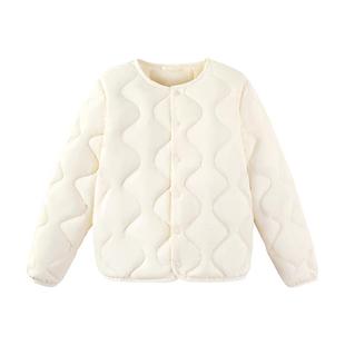 junejunior儿童羽绒服男女童秋冬季轻薄校服神器防风户外羽绒内胆