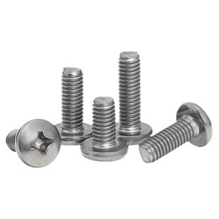 304不锈钢圆头十字螺钉开关插座面板螺丝圆头机牙螺栓M3M4M5M8M10