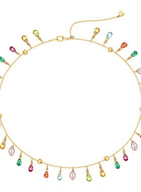 GXIAOXIAO时尚度假风彩色项链