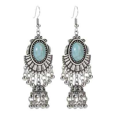 波西米亚金属女复古耳环新款