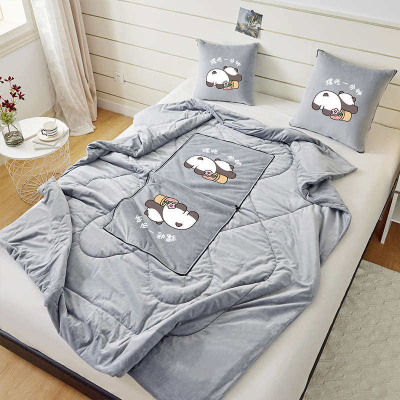 两用二合一加厚抱枕被子折叠办公室午睡枕头毯子汽车沙发靠枕车载