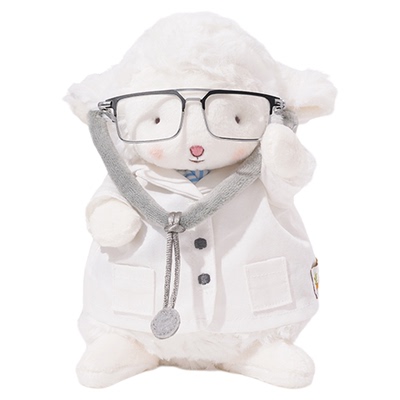 【毕业礼物】海湾兔Bunnies 可爱小羊医学生毛绒玩偶娃娃生日礼物