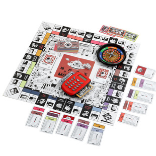 正版儿童强手超级富大翁桌面游戏棋手绘世界中国之旅益智互动桌游