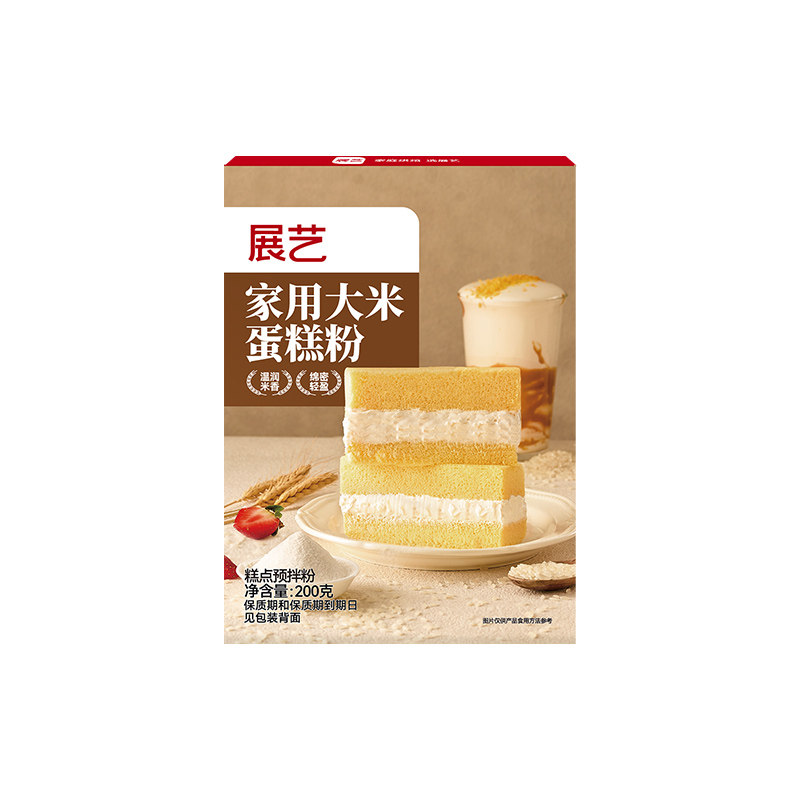 展艺大米蛋糕粉烘焙专用预拌粉