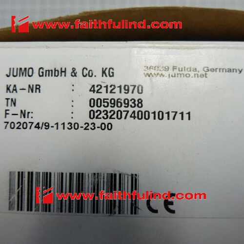 议价JUMO 00596938 久茂全新温控器 702074/9-1130-23-00  cTRON