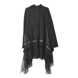 Lapargay纳帕佳2024新款女装春季黑白色中长款外套休闲假两件上衣