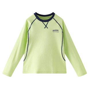 【宣纸速干】雅鹿女童长袖t恤儿童凉感运动上衣女大童网球训练服