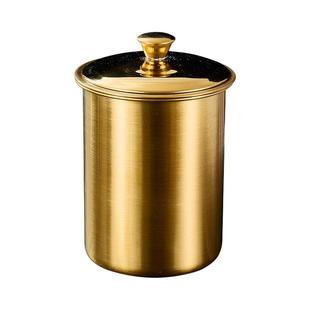 不锈钢烟灰缸家用带盖创意个性潮流客厅卧室复古风绿烟灰缸防飞灰