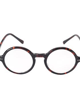 晶工匠清凉养眼圆形复古水晶眼镜