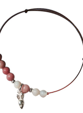 仲夏至女蔷薇石银兔子萝卜手绳