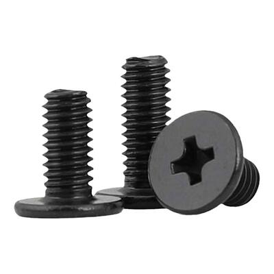 m4m5m6黑色304不锈钢扁头螺丝