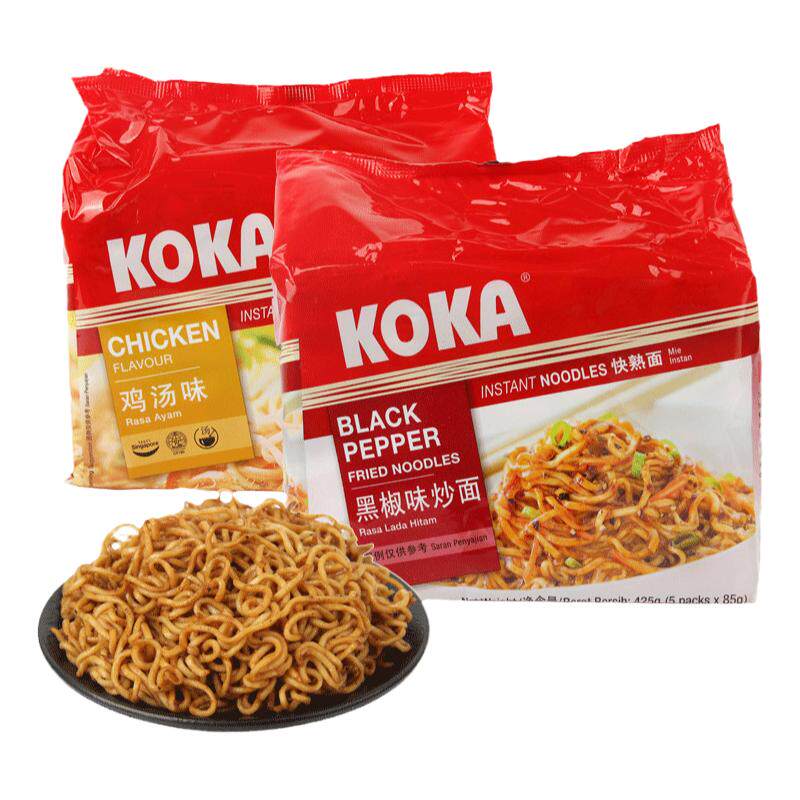 新加坡KOKA可口黑椒快熟炒面