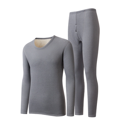 【含羊毛】红豆羊羔绒保暖内衣套装加厚加绒25秋冬男女款秋衣秋裤