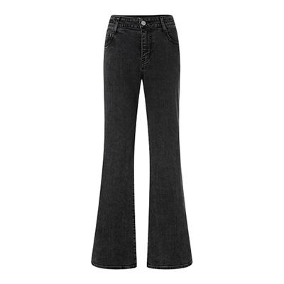 MOUSSY 2026春季新品复古丹宁风辣妹通勤微喇牛仔裤028JSA12-1001