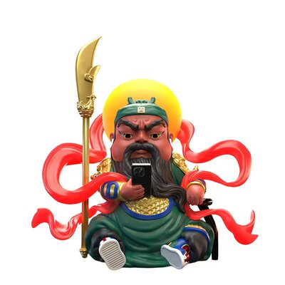 泉州关公手办NFC关公摆件Q版财神