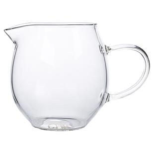 明信唐大中小号高硼硅玻璃公道杯加厚耐热分茶器纯色茶海匀杯包邮