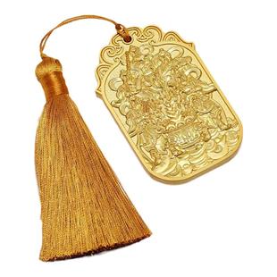 马年吉祥物五路财神爷吊坠男女随身挂件令牌八方来财日进斗金摆件