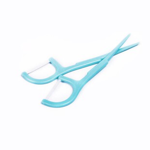 宜洁100支牙线棒扁线弓形剔牙线牙签线清洁卫生内赠送便携盒环保