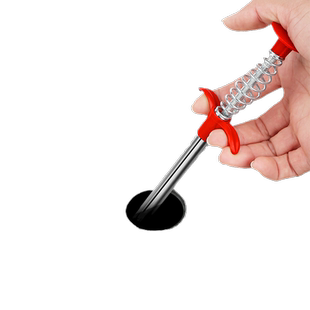 管道疏通器通下水道垃圾夹马桶专用工具四爪抓取钢丝手动家用神器