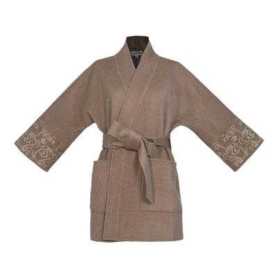 国风舒适百搭气质短款山羊绒大衣