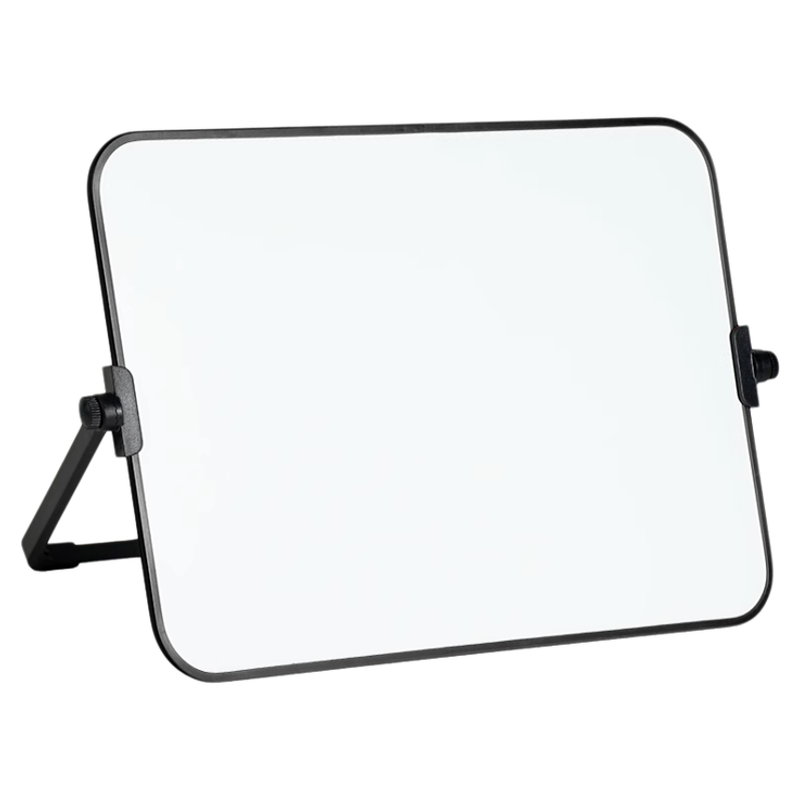 儿童双面磁性白板办公桌面小白板便携支架式可擦写益智画画板软边家用无角小黑板留言板记事板提示板写字板