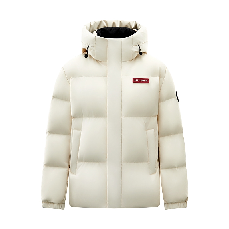 【孙颖莎同款】【时空道宇系列】鸭鸭羽绒服男女2025短款连帽外套