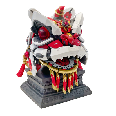 将魂姬 拼装模型 新企划 狮舞祥瑞 中国风 醒狮 国创 机甲 玩具