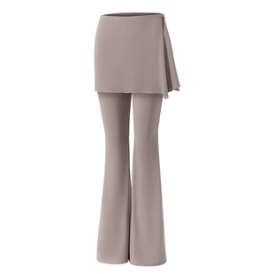 瑜伽微喇运动长裤子屁帘裙普拉提舞蹈健身服羽毛球训练套装女上衣