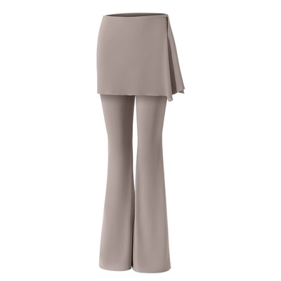 健身瑜伽微喇高腰运动长裤裙女