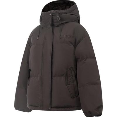 李宁火锅羽绒服女子连帽棉服