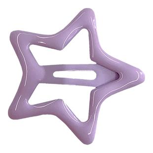 彩色星星发夹女儿童宝宝发卡头饰bb夹卡子五角星多巴胺饰品小夹子