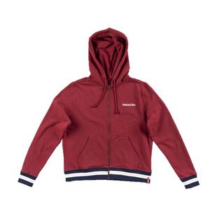 Mitchell&Ness卫衣复古简约拉绒保暖短款显瘦运动连帽外套女MN