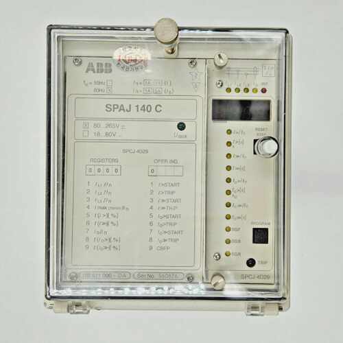 ABB SPAJ 140 C-DA COMBINED OVERCURRENT AND EARTH-FAULT RELAY