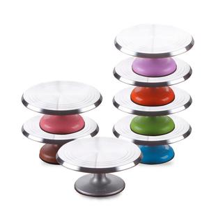 法焙屋蛋糕转台裱花台烘焙工具套装家用商用旋转托盘抹面裱花转盘