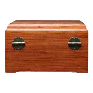 红木首饰盒单层花梨木缅花实木收纳盒中式盒子木匣木制独板榫卯