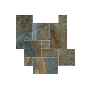 名宿仿青砖莱姆石地砖别墅户外院子瓷砖露台庭院仿古砖复古子母砖