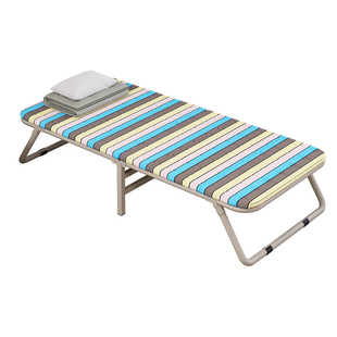 折叠床单人行军床午睡午休办公室成人儿童午休便携简易硬木板陪护